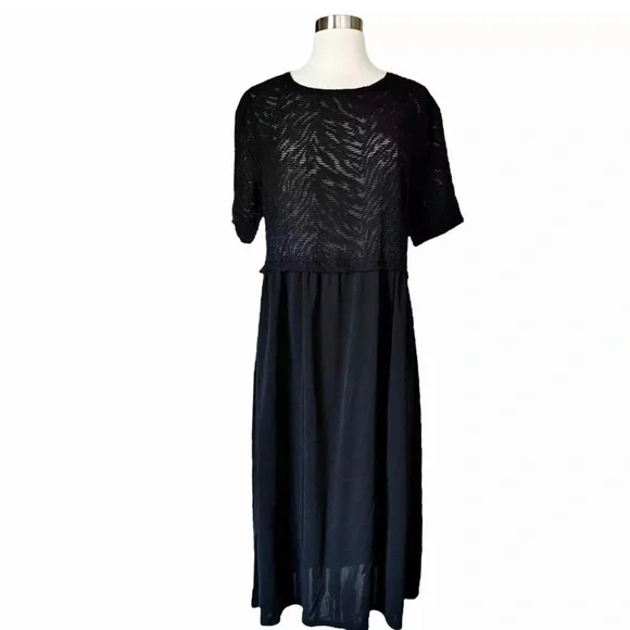 Zara black midi dress - Picture 1 of 5